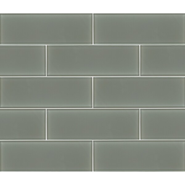 Msi Prudent Spring 4 In. X 12 In. Glossy Glass Subway Wall Tile, 15PK - ZOR-MD-0529