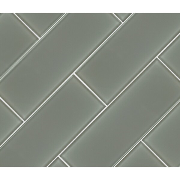 Msi Prudent Spring 4 In. X 12 In. Glossy Glass Subway Wall Tile, 15PK - ZOR-MD-0529