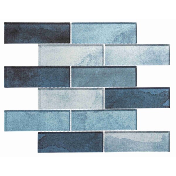 Andova Tiles ANDOVA TILES Migdal 2" x 6" Glass Brick Joint Mosaic Tile - ANDMIG229