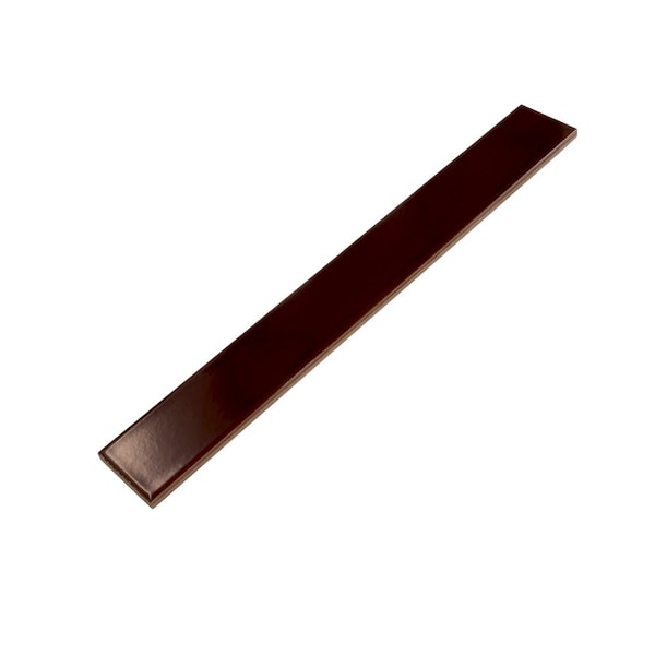 Apollo Tile Horizonte 2 x 16 in. Glossy Caramel Ceramic Subway Wall Tile 10.76 sq ft/case, 50PK - FLT88CAR216A