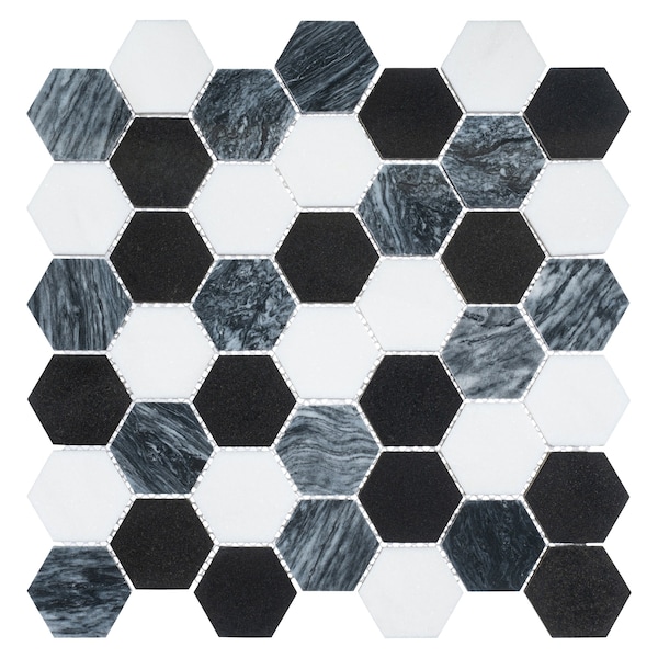 Andova Tiles ANDOVA TILES Sansill 0.5" x 1.5" Glass Herringbone Mosaic Tile - ANDSAN221