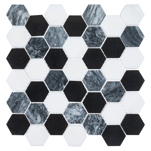 Andova Tiles ANDOVA TILES Sansill 0.5" x 1.5" Glass Herringbone Mosaic Tile - ANDSAN221