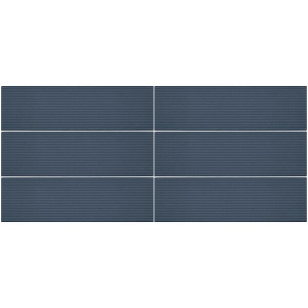 Daltile Stencil 4in x 12in Glazed Porcelain Linear Wall Tile 8.72 SQFT Per Carton, 30PK - SC38RCT412LNRMT