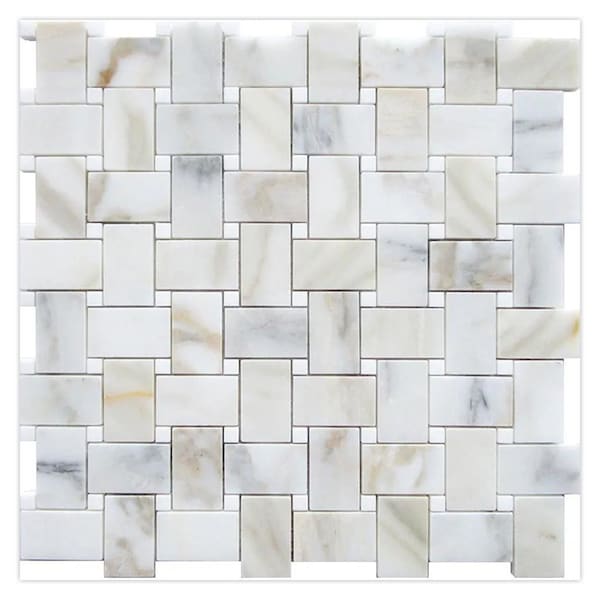 Apollo Tile 12 x 12 in. Polished White Gray Wall and Floor Tile 5 sq ft/case, 5PK - APLTSC88B38A