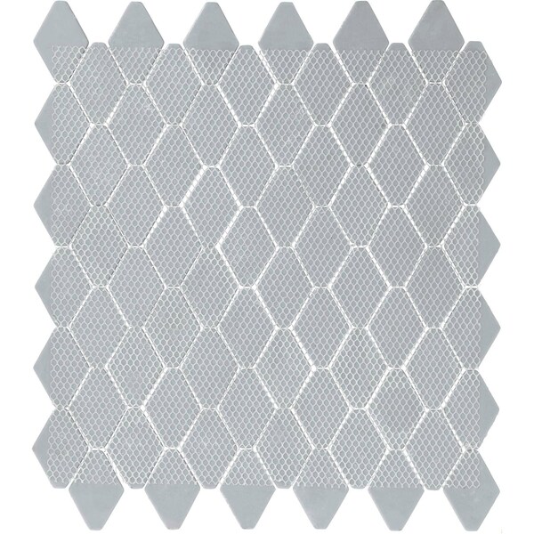 Daltile Starcastle 1.5'' Elongated Hexagon Glass Wall Mosaic, 15PK - SC77ELHEXMSMT