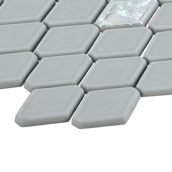 Daltile Starcastle 1.5'' Elongated Hexagon Glass Wall Mosaic, 15PK - SC77ELHEXMSMT