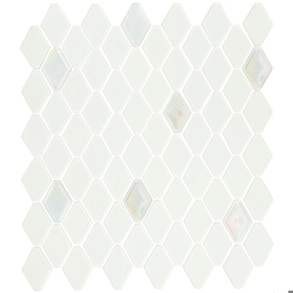 Daltile Starcastle 1.5'' Elongated Hexagon Glass Wall Mosaic, 15PK - SC75ELHEXMSMT