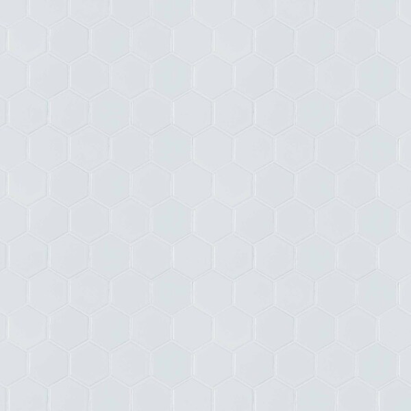Msi Retro Hexo Bianco 12.6 In. X 11.02 In. X 6 Mm Porcelain Mesh-Mounted Mosaic Tile, 15PK - ZOR-MD-0221
