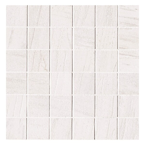 Msi Malahari White Sample Lappato 3D Porcelain Mosaic Floor And Wall Tile - ZOR-PT-0776-SAM