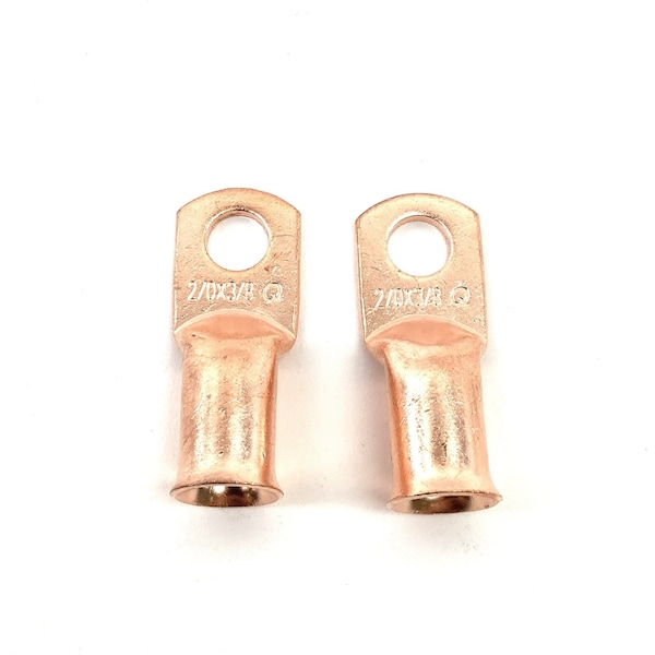 Grote Terminal de Cobre, 2/0 Ga, 3/8in. Paquete de 2 - 82-9435