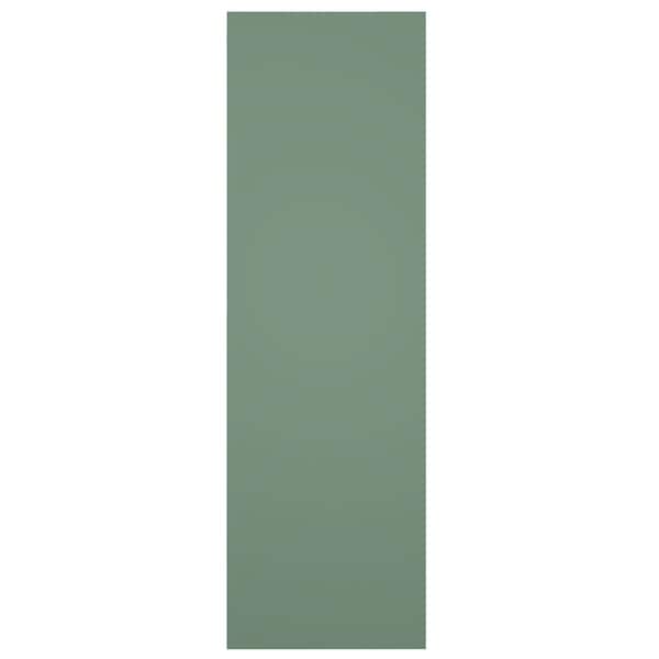 Ekena Millwork True Fit PVC Two Panel Chevron Modern Style Fixed Mount Shutters, Track Green, 12W x 74H, PR - TFP101CV12X074TG