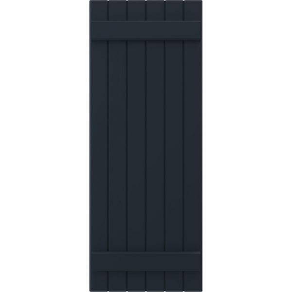 Ekena Millwork Americraft 6-Board (2 Batten) Exterior Real Wood Joined Board-n-Batten Shutters, ARW101BB621X80OBH, PR - ARW101BB621X80OBH