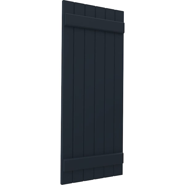 Ekena Millwork Americraft 6-Board (2 Batten) Exterior Real Wood Joined Board-n-Batten Shutters, ARW101BB621X80OBH, PR - ARW101BB621X80OBH