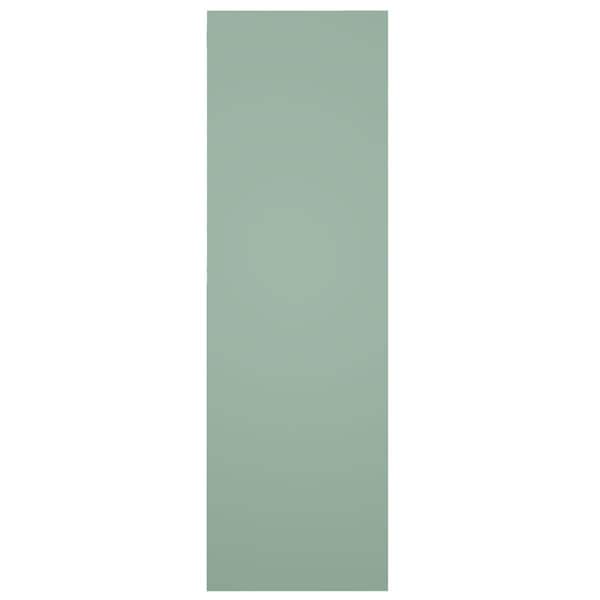 Ekena Millwork True Fit PVC San Juan Capistrano Mission Style Fixed Mount Shutters, Seaglass, 12W x 79H, PR - TFP001SJ12X079SG