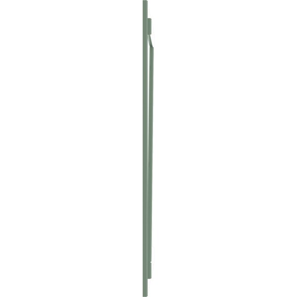 Ekena Millwork True Fit PVC, Three Board Joined Board-n-Batten Shutters w/Z-Bar, Track Green , 16 1/8W x 51H, PR - TFP102BBF16X051TG