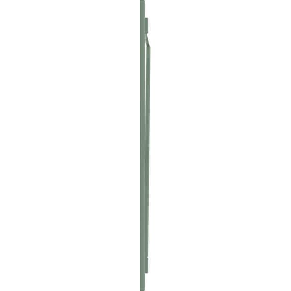 Ekena Millwork True Fit PVC, Three Board Joined Board-n-Batten Shutters w/Z-Bar, Track Green , 16 1/8W x 51H, PR - TFP102BBF16X051TG