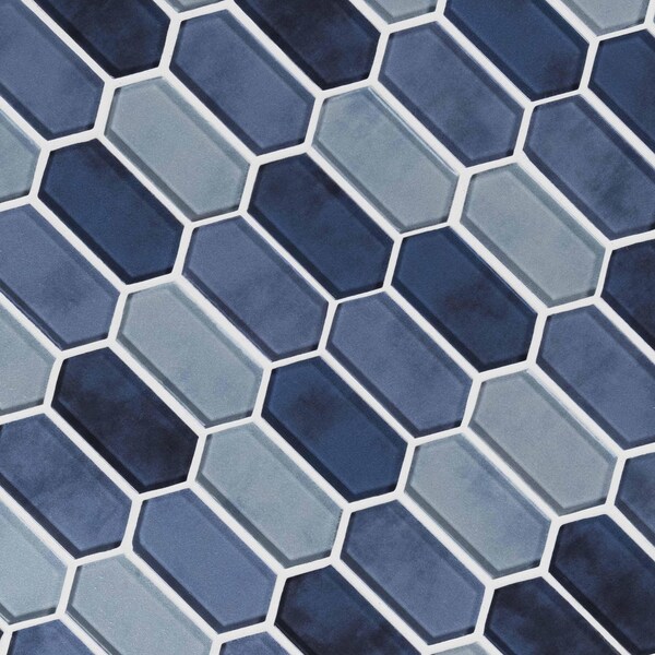 Msi Boathouse Picket 10 In. X 12 In. X 8 Mm Glass Mesh-Mounted Mosaic Wall Tile, 10PK - ZOR-MD-0286