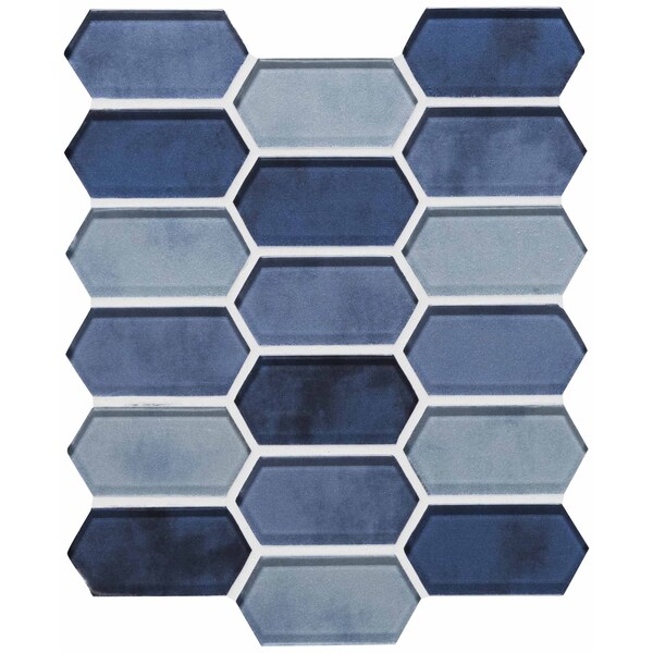 Msi Boathouse Picket 10 In. X 12 In. X 8 Mm Glass Mesh-Mounted Mosaic Wall Tile, 10PK - ZOR-MD-0286
