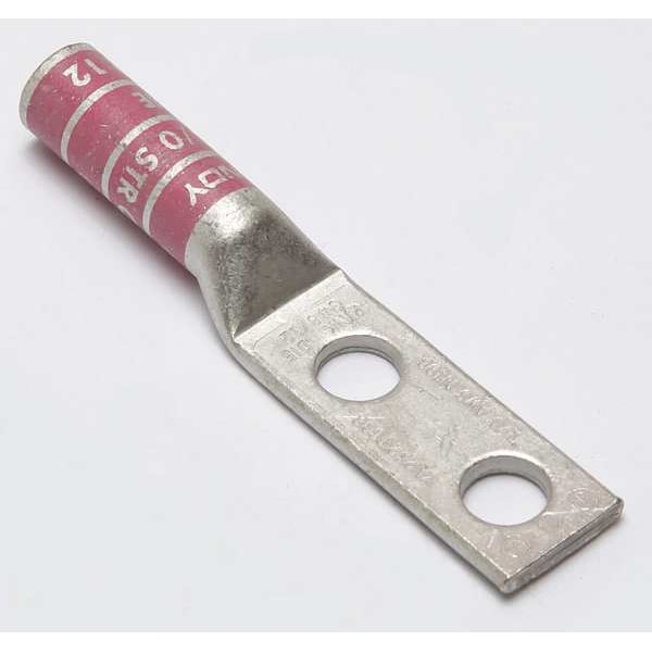 Conector de compresión con dos agujeros para terminal Burndy, 1/0 AWG - YA252TC38
