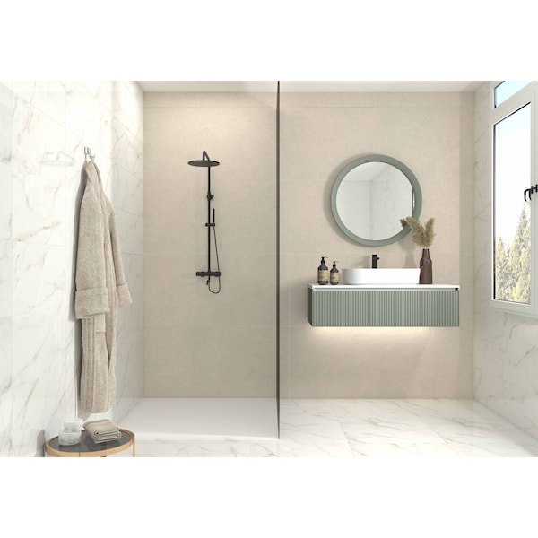 Msi Kaya Calacatta Lucca SAMPLE Matte Porcelain Floor And Wall Tile - ZOR-PT-0428-SAM