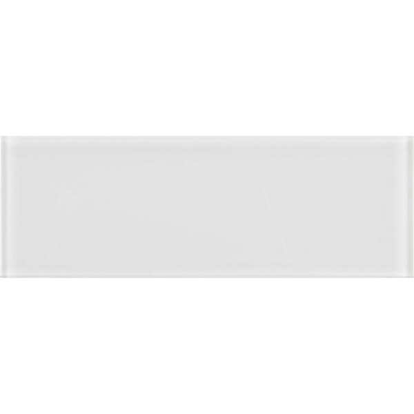Msi Ice SAMPLE Glossy Glass White Subway Tile - ZOR-MD-T-0132-SAM