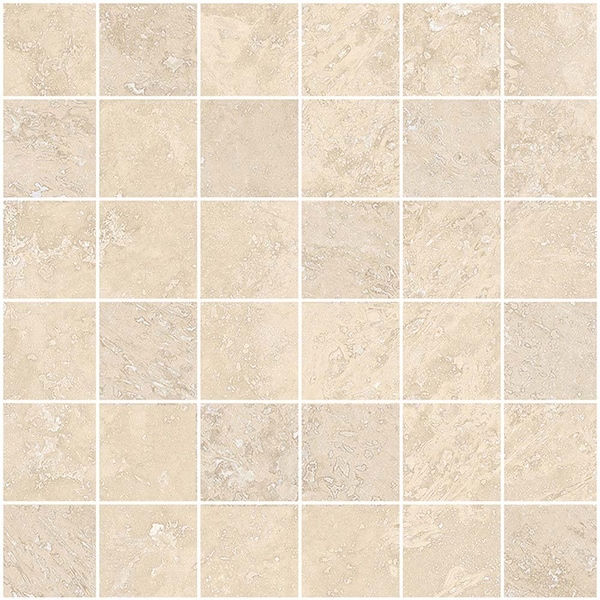 Apollo Tile Splendor 11.81inx11.81in Polished Beige Porcelain Mosaic Wall and Floor Tile 10.65 sqft/case, 11PK - IMP88SNAMOSA