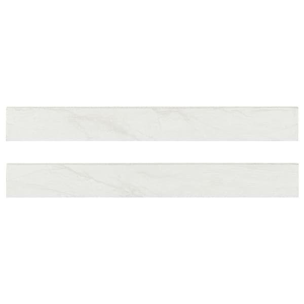 Msi Durban White SAMPLE Polished Porcelain Bullnose Wall Tile - ZOR-PT-TR-0121-SAM