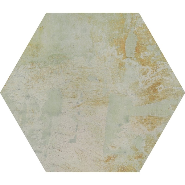 Apollo Tile Aureate 9.84inx11.42in Natural Moss Green Porcelain Hexagon Wall and Floor Tile 10.06 sqft/cs, 17PK - APLROC8GRNHEX
