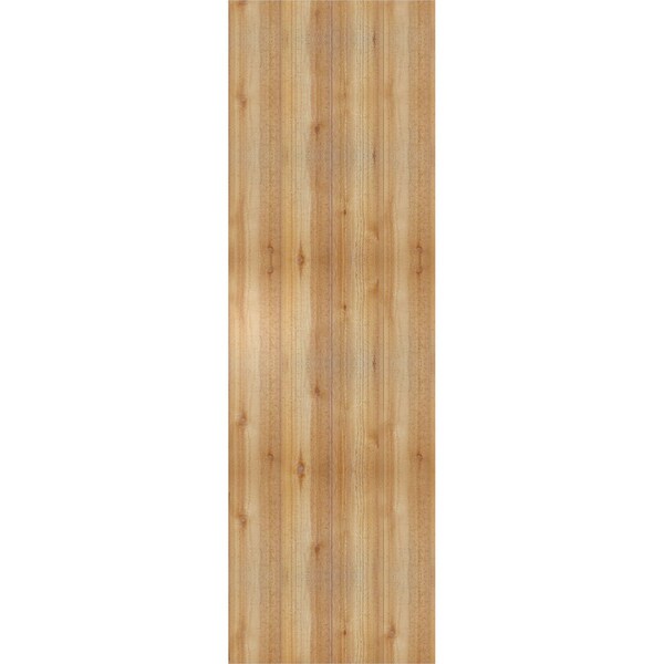 Ekena Millwork Joined Board-n-Batten Shutters w/Z-Bar, Rough Sawn Western Red Cedar, 21 1/2W x 69H, PR - RBJ06Z21X069RWR