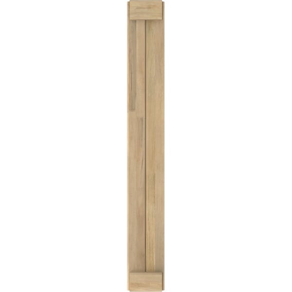 Ekena Millwork Americraft 2-Board Exterior Wood Joined Board-n-Batten Shutters w/ End Batten, ARW103BB207X73UNH, PR - ARW103BB207X73UNH
