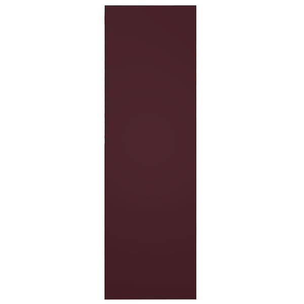 Ekena Millwork True Fit PVC, Two Equal Louver Shutters, Wine Red, 18W x 38H, PR - TFP101LVF18X038WR