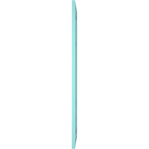 Ekena Millwork True Fit PVC Bungalow Fixed Mount Shutters, Pure Turquoise, 15W x 66H, PR - TFP001BG15X066PT