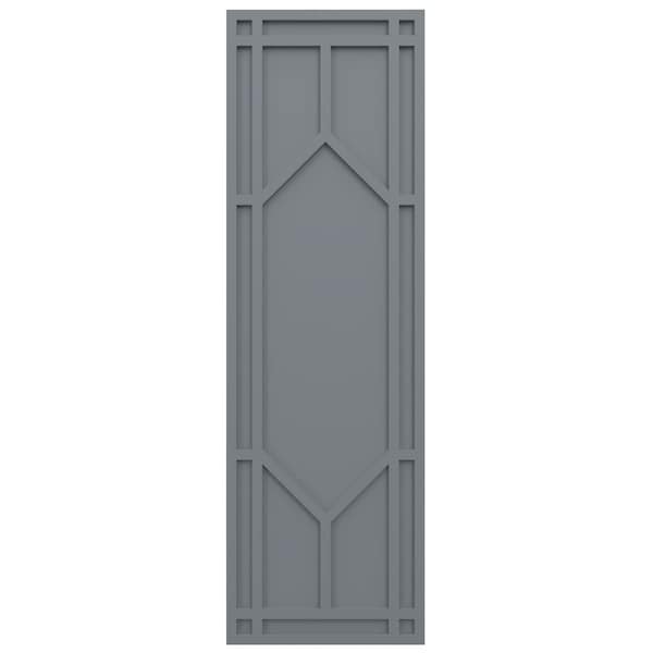 Ekena Millwork True Fit PVC Shaker Fixed Mount Shutters, Ocean Swell, 18W x 78H, PR - TFP001SK18X078CH