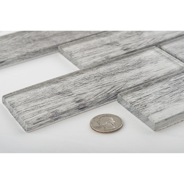 Andova Tiles SAMPLE Migdal 2 x 6 Glass Brick Joint Mosaic Tile - SAM-ANDMIG233