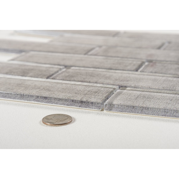 Andova Tiles SAMPLE Migdal 2 x 6 Glass Brick Joint Mosaic Tile - SAM-ANDMIG233