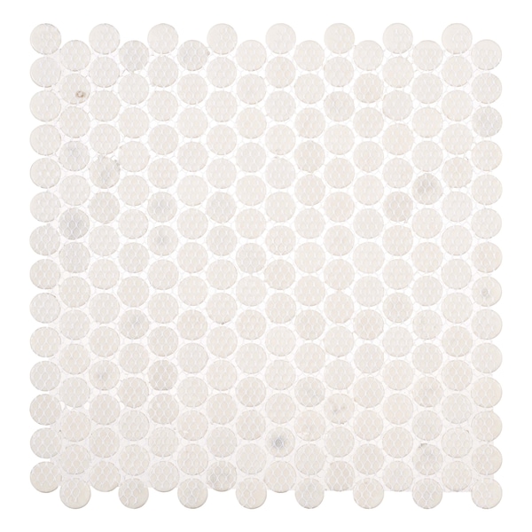 Andova Tiles SAMPLE Dexo 1 x 1 Glass Penny Round Mosaic Wall  Floor Tile - SAM-ANDDEX330