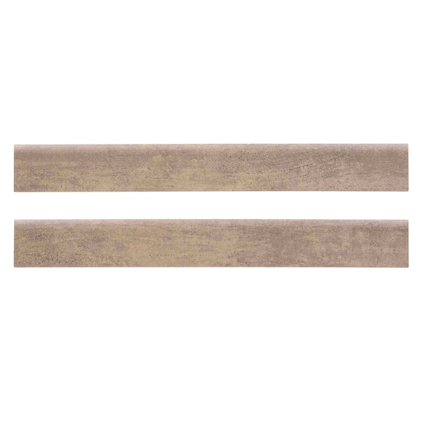 Msi Metropolis Taupe SAMPLE Bull Nose Wall Tile - ZOR-PT-TR-0102-SAM