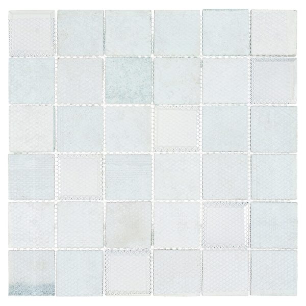 Andova Tiles SAMPLE-Elwood 2 in. x 2 in. Glass Grid Mosaic Wall Tile - SAM-ANDELW873