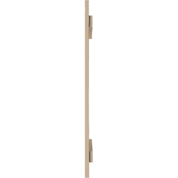 Ekena Millwork Rustic Three Board Joined Board-n-Batten Rough Sawn Faux Wood Shutters, 16 1/2W x 36H, PR - SHUBJS16X36RSPR