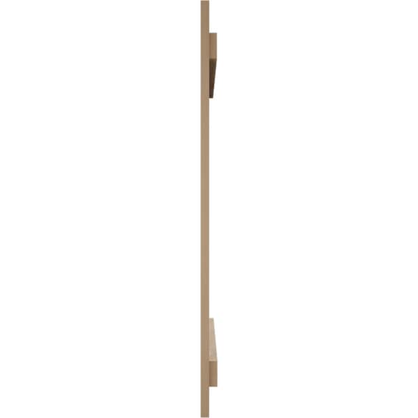 Ekena Millwork Rustic Three Board Joined Board-n-Batten Rough Sawn Faux Wood Shutters, 16 1/2W x 36H, PR - SHUBJS16X36RSPR