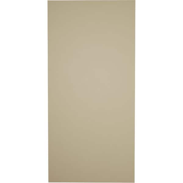 Ekena Millwork Rustic Four Board Joined Board-n-Batten Hand Hewn Faux Wood Shutters w/No Batten, 22W x 76H, PR - SHUBJN22X76HHPR