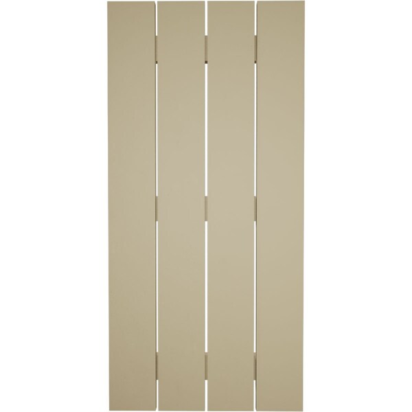 Ekena Millwork Rustic Four Board Spaced Board-n-Batten Rough Cedar Faux Wood Shutters, 23 1/2W x 72H, PR - SHUBSS23X72RCPR
