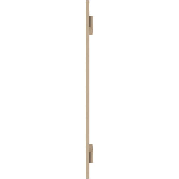 Ekena Millwork Rustic Two Board Joined Board-n-Batten Smooth Faux Wood Shutters (Per Pair), Primed Tan, 11"W x 28"H - SHUBJS11X28SMPR