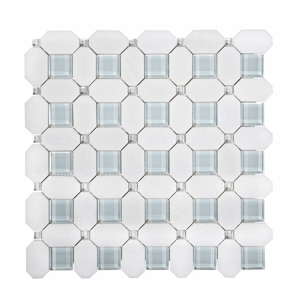Apollo Tile Sample of 3D Metal Penny 11.7"x11.7" Mosaic Tile - APLMM9925EC32 SAMPLE