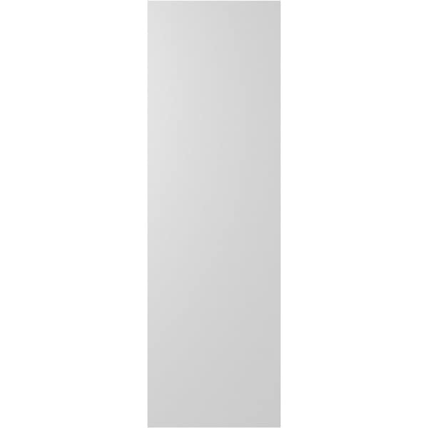 Ekena Millwork True Fit PVC Single Panel Herringbone Modern Style Fixed Mount Shutters, Moss Green, 12W x 63H, PR - TFP001HB12X063MG