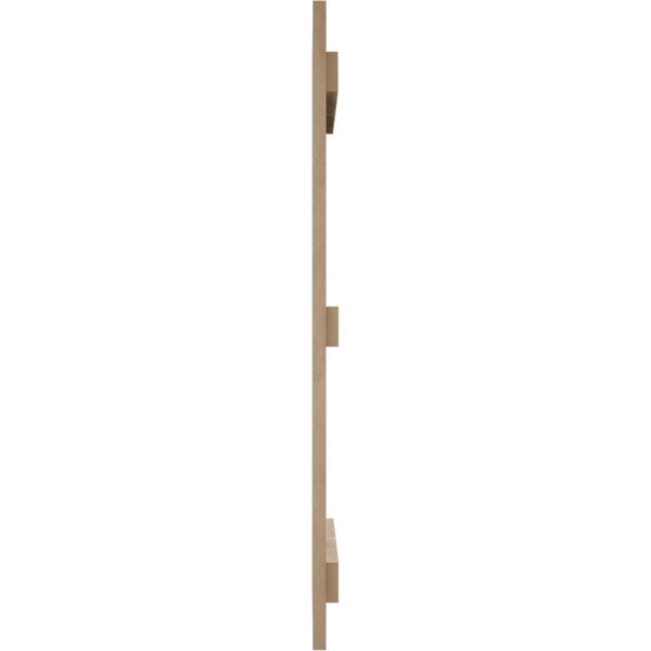Ekena Millwork Rustic Two Board Spaced Board-n-Batten Pecky Cypress Faux Wood Shutters, 11 1/2"W x 72"H - SHUBSS11X72PCPR