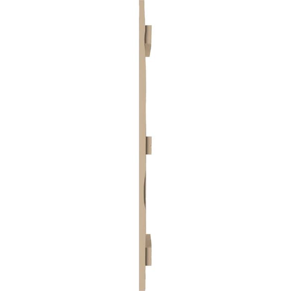 Ekena Millwork Rustic Two Board Spaced Board-n-Batten Pecky Cypress Faux Wood Shutters, 11 1/2"W x 72"H - SHUBSS11X72PCPR