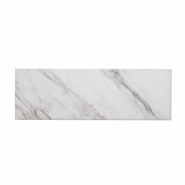 Apollo Tile Sample of 4X12 Carrara White Honed Subway Tile 5 Sq.Ft - APLFCA99412HEC80 SAMPLE