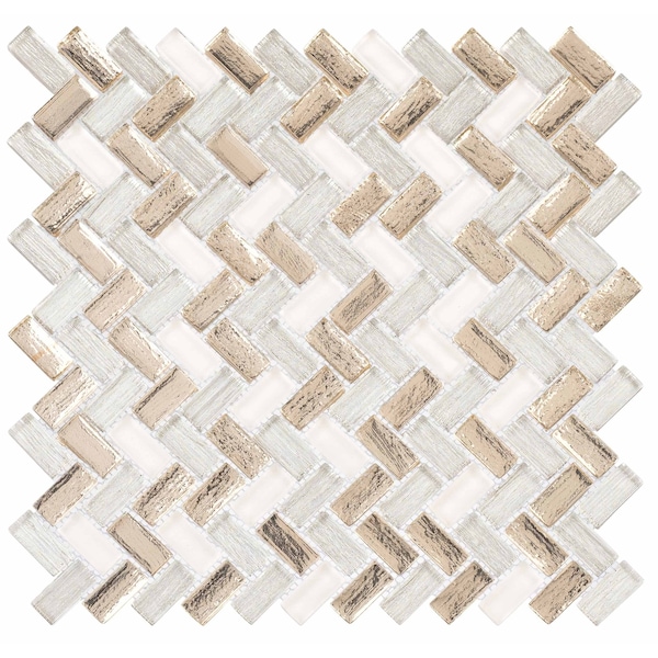 Andova Tiles SAMPLE-Velmo 1 in. x 1.25 in. Glass Mosaic Wall Tile - SAM-ANDVEL1014