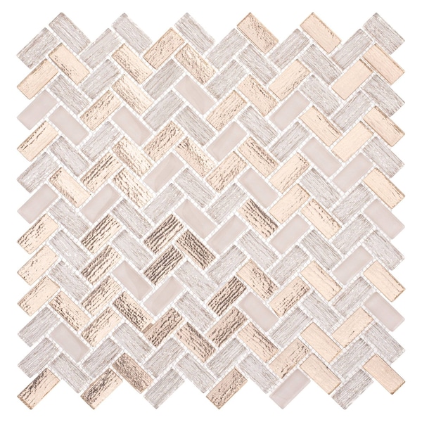 Andova Tiles SAMPLE-Velmo 1 in. x 1.25 in. Glass Mosaic Wall Tile - SAM-ANDVEL1014